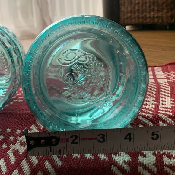 The Pioneer Woman Cassie Glass Canisterr 3 Pc Set, Teal - Picture 6 of 8